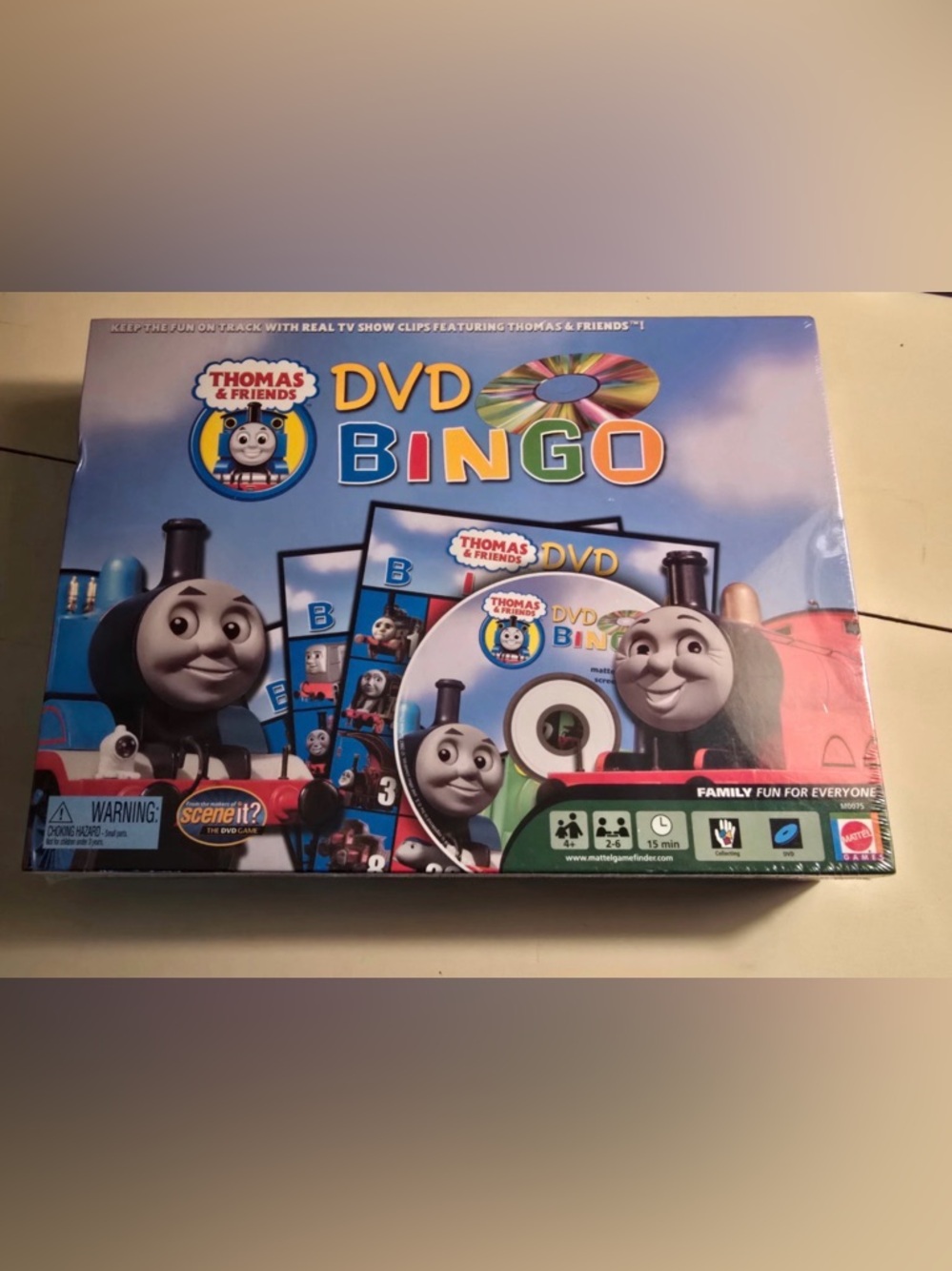 New Sealed Thomas & Friends 2007 DVD Bingo Game  Screenlife Complete Set